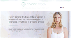 Desktop Screenshot of coronabrady.com